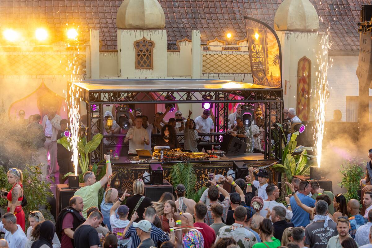 Nicole Moudaber performing on the Mainstage at Medusa Outdoor